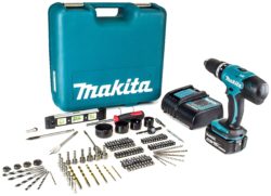 Makita LXT 18V 3Ah Cordless Combi Drill with 101 Accessories